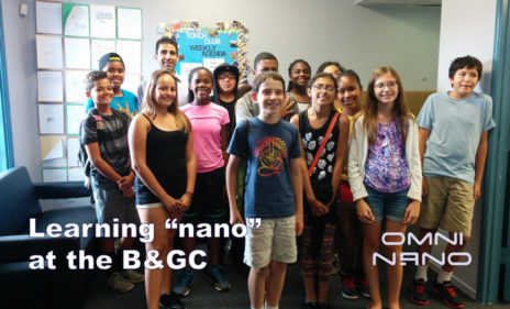 Discover Nanotechnology workshop presented by Omni Nano at the Boys and Girls Club of Canoga Park.