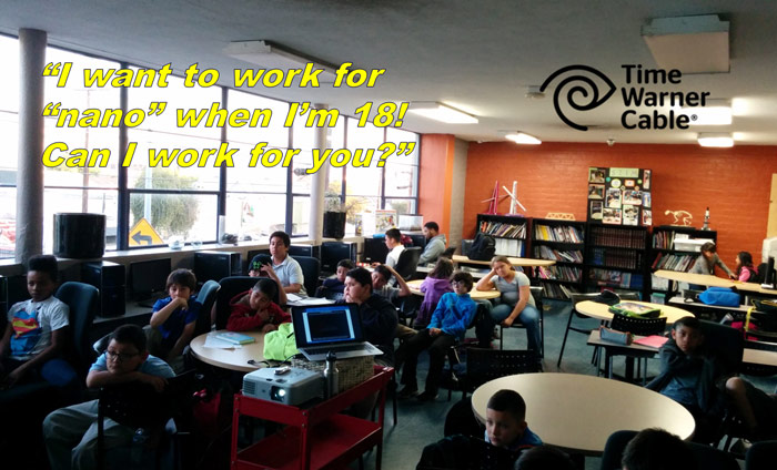 Omni Nano brought its nanotechnology workshop to Lincoln Heights Boys and Girls Club.