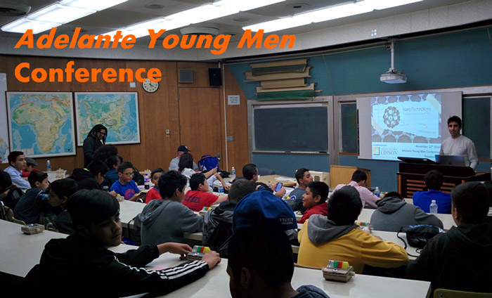 Adelante Young Men Conference Attendees Learn About Cutting Edge Nanotechnology
