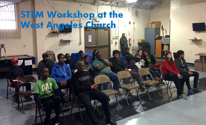 Students at West Angeles Church Learn about Nanotech and its Applications to Future Careers