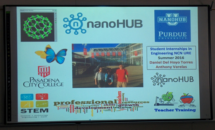 Nanoscience Workshop at nanoHUB was a Hit at Pasadena City College