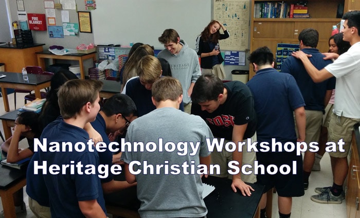Students Participate in Nanotech Workshop at Heritage Christian School