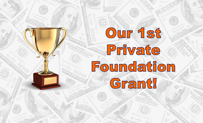 Omni Nano was awarded its first grant from a private foundation.