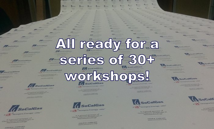 At Omni Nano, we are all ready for a series of 30+ workshops!
