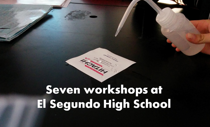 Omni Nano presented its Discover Nanotechnology Workshops to over 100 students at El Segundo High School.
