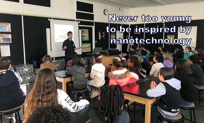 Today, Omni Nano presented its Discover Nanotechnology Workshops to 40 students at Rosewood Elementary School in West Hollywood, CA.