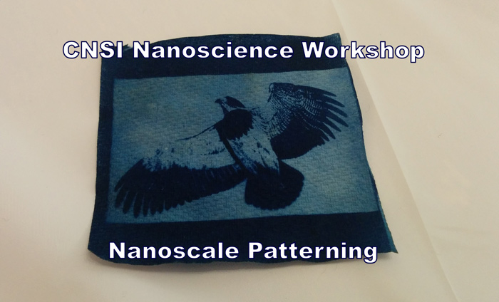 Science teachers getting trained on techniques for nanoscale patterning at UCLA's CNSI.