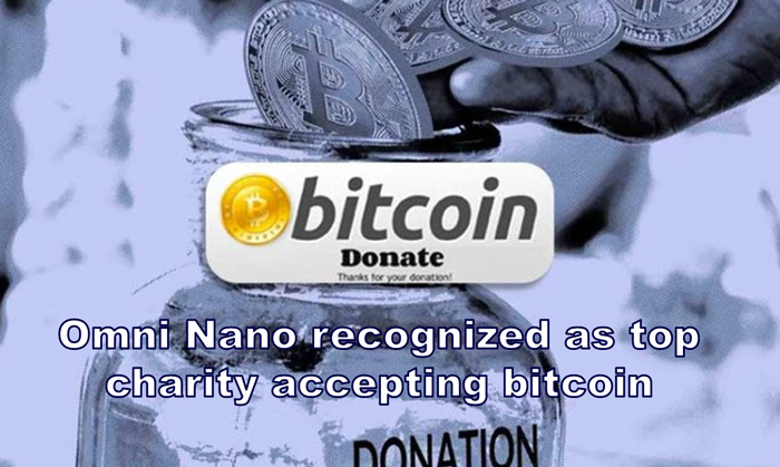 Omni Nano is thrilled to have been recognized in the news as a top bitcoin-accepting charity.