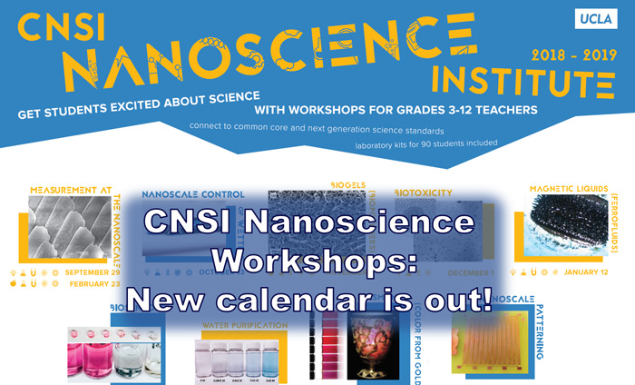 Our founder, Dr. Marco Curreli, always enjoys volunteering to “teach the teachers” with the CNSI Nanoscience Institute at UCLA.